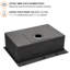 Heat 30 In Stainless Steel Kitchen Sink With Spacious Basin & 3.5" Drain Rust Basket Strainer Coating