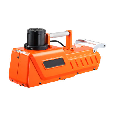 Electric Car Jack, 19.9" x 7.9" x 10.8", Steel, 1 Piece, Electric Scissor Jack Kit, Orange, 15 Ton 33000 lbs Capacity with LED Light