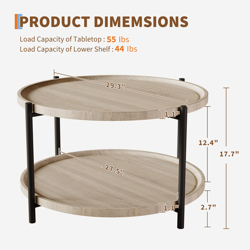 Solid Wood Coffee Table