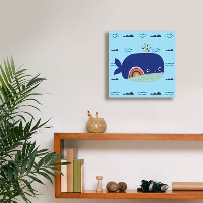 «Cute Whale» par Epic Portfolio, art mural sur toile