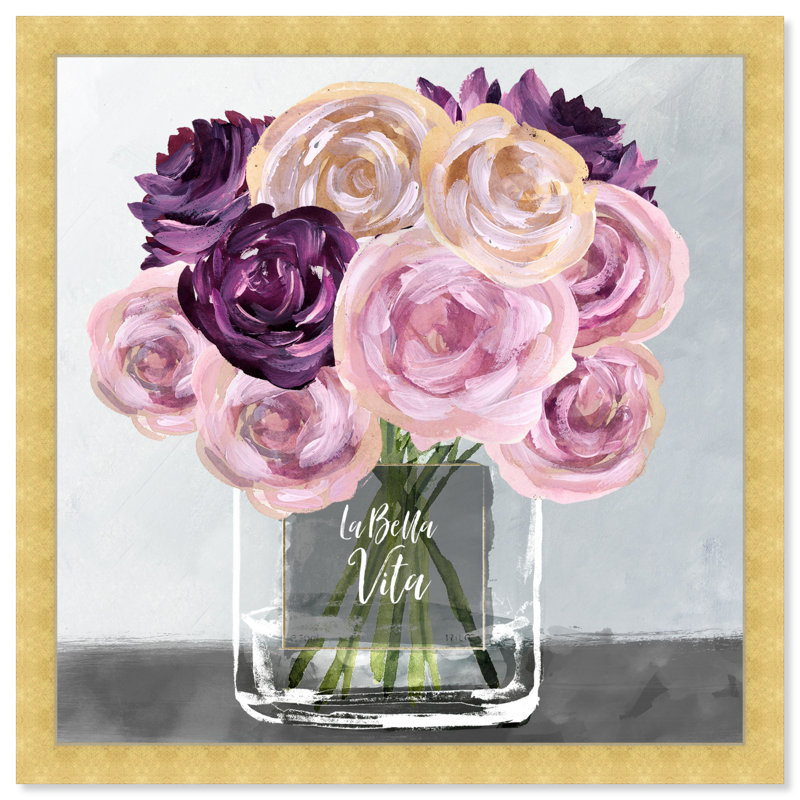 Oliver Gal Artisans - Peinture encadrée, H 14 po x l 14 po, Cadre doré