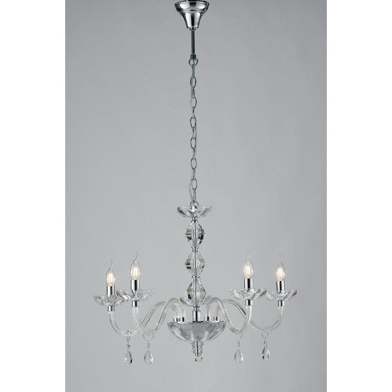 Solomon 5 - Light Candle Style Chandelier