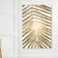 «Gold Tropical Leaves IV Gold Metallic», impression-2026132998-2026133004