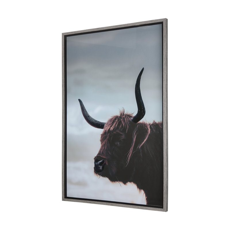 Stark Still-Look a, reproduction d'art encadrée texturée matte sous verre, Stark Still-Gaze