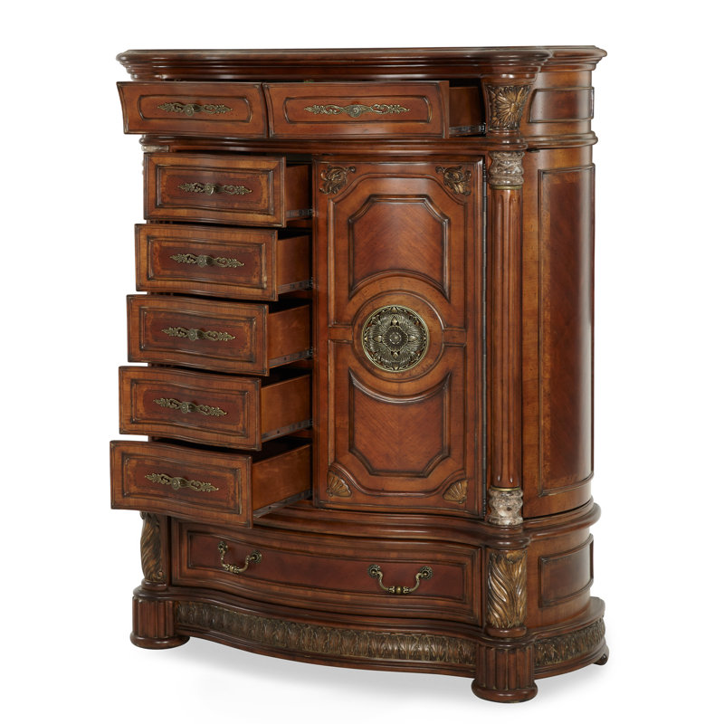 Villa Valencia 64"H Wood Accent Chest