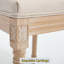 Ensemble de chaises de style champêtre français (2 chaises) avec dossier carré en rotin naturel