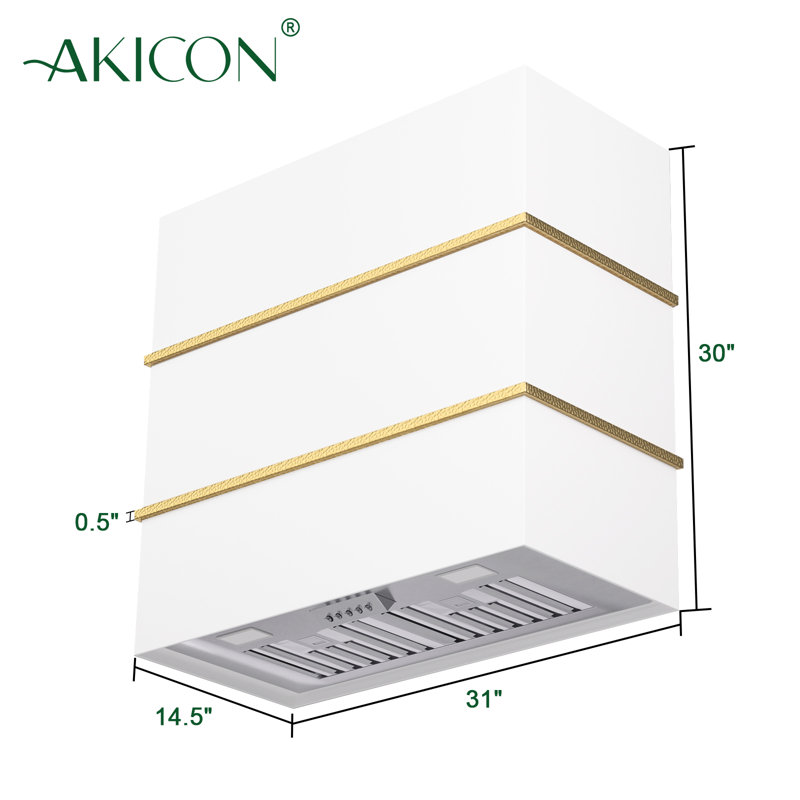 Hotte Akicon 600, White/Gold