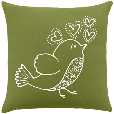 Cotton Reversible Throw Pillow