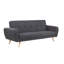 Farkas 215Cm Square Arm Sofa Bed