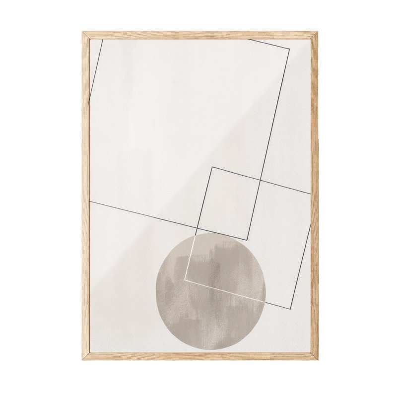 Peinture décorative encadrée