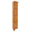 Armoire à 4 coins 4 pièces - Maximisez l'espace de rangement de couleur chêne antique pour la chambre à coucher