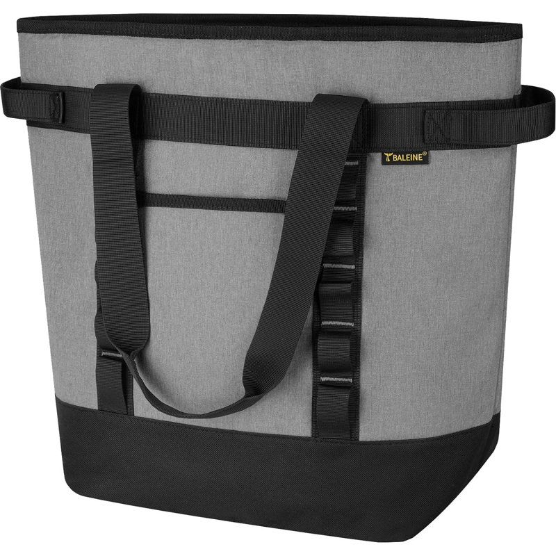 Grands sacs fourre-tout isothermes en PEVA avec dessus à fermeture à glissière, 42 pte