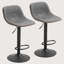 Tabourets de bar réglables 2 pièces Dayse, chaises pivotantes à hauteur de bar rembourrées avec dossier pour la cuisine, le comptoir et le bar personnel-1870988800
