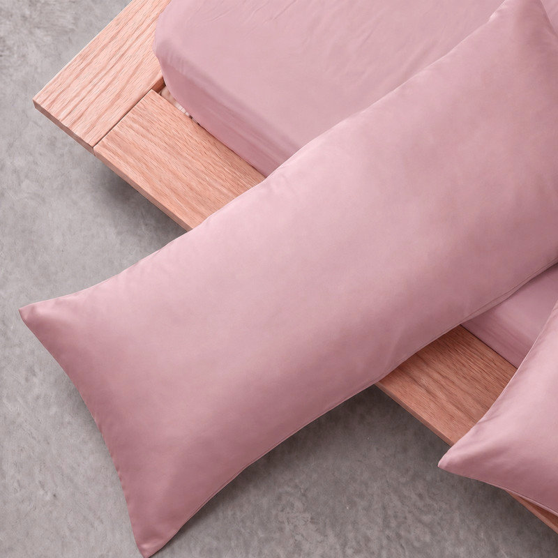 Tencel Twill Pillowcase, King, Red Pink