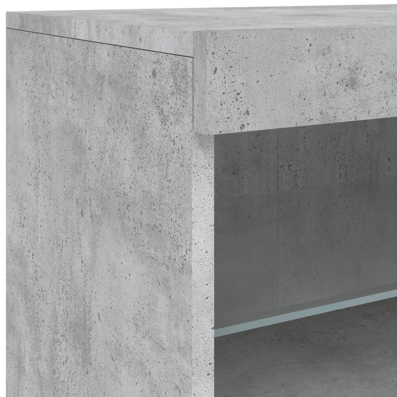 Azarea 164cm Sideboard, Concrete Grey