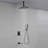 12 Inch Ceiling Mounted Shower System With Hand Shower Single Handle Shower Faucet Set Modern Brass Shower Trim Set With Tub Spout-116644054