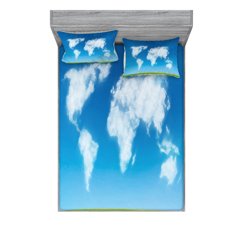 Microfiber Sheet Set, Full Sheet Set with Fitted Sheet