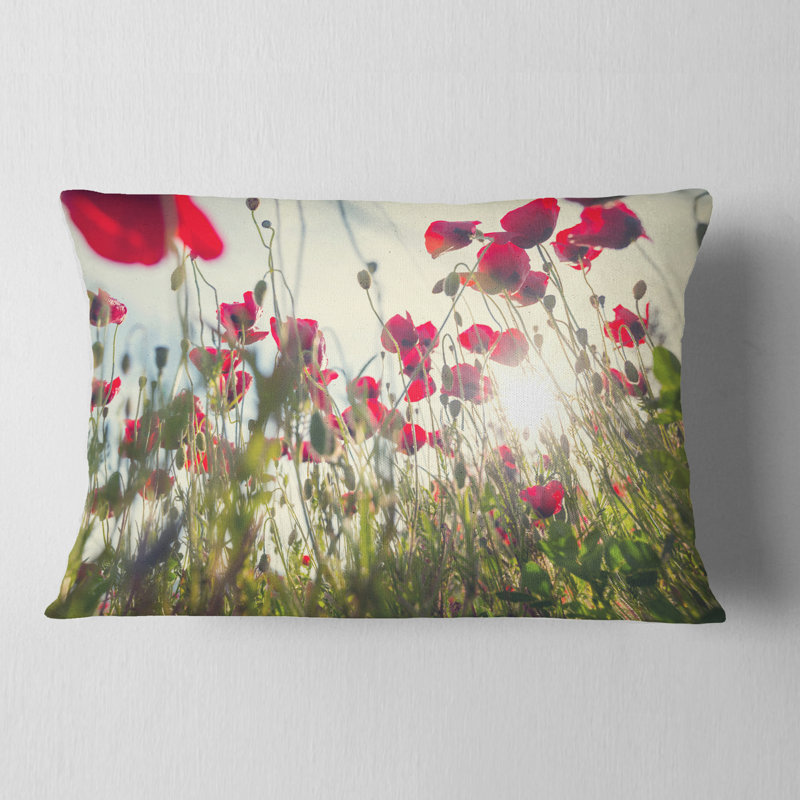 Coussin décoratif floral sur coussin de fleurs d’été