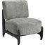 Chaise d'appoint moderne avec base en bois massif-1039859364