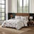 Ensemble de housse de couette réversible gris en coton Port Gamble Eddie Bauer-103249149