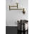 Kingston Brass Webb Two-Handle 1-Hole Wall Mount Pot Filler Faucet with Knurled Handle-91111404