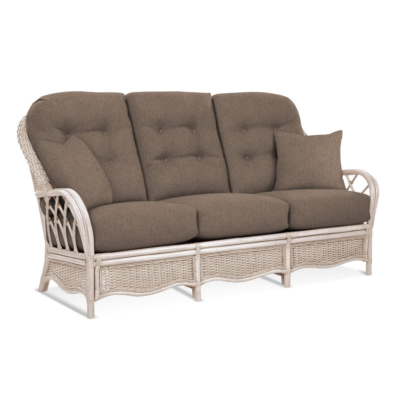 Everglade Upholstered 76'' Sofa, Bisque, Elite Ash; 0321-83