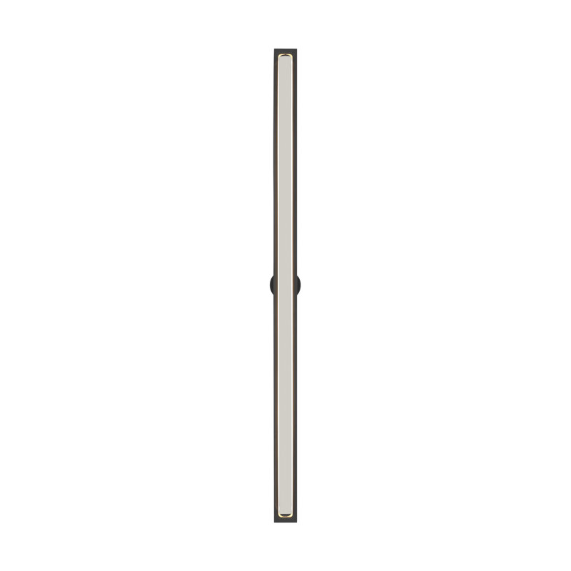 Bloccare 1 - Light LED Vanity Light, 29.9" H x 1.5" W x 1.4" D, Nightshade Black