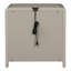 Table de chevet 2 tiroirs en bois massif Dovie avec chargeur USB