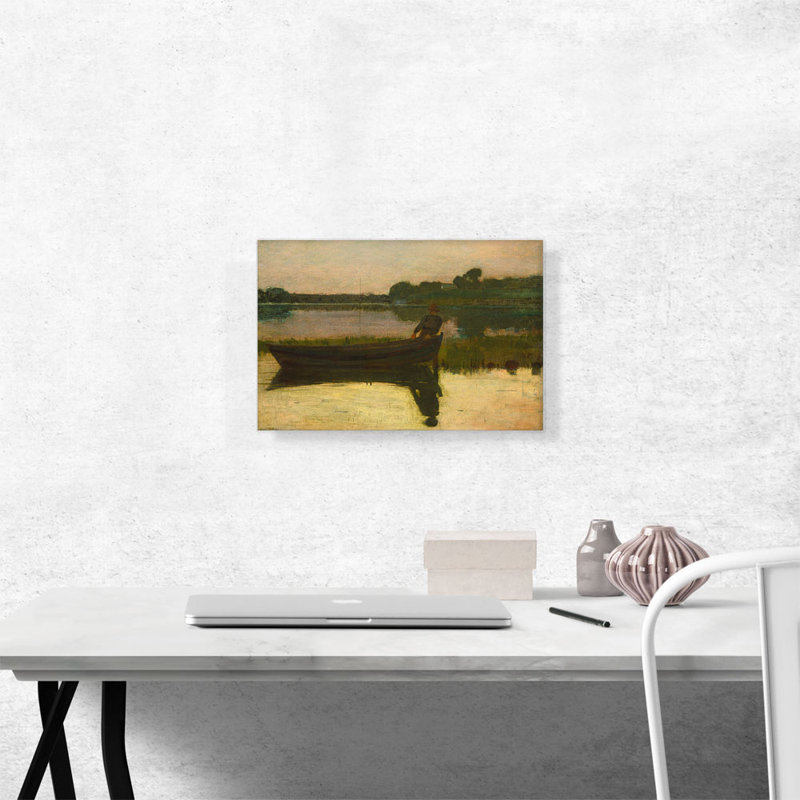 «Sunset 1875» par Winslow Homer, reproduction d'art sur toile tendue, H 12 po x l 18 po x 1,5 po