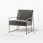 Fauteuil d'appoint en métal Ricci-839313762