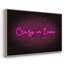 Neon Love II, reproduction d'art sur toile-94360312-94360313