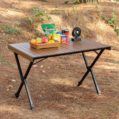 Auggie 276.86cm Rectangular Portable Folding Table
