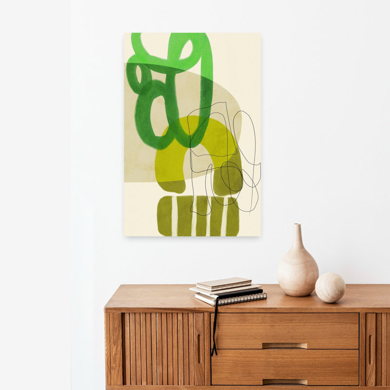 Art contemporain, art contemporain abstrait, H 24 po x l 16 po