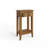 Alyria 1 Drawer End Side Telephone Table. Solid Oak. Fully Assembled. 2 Handle Styles Included: Polished Chrome or Burnished Brass