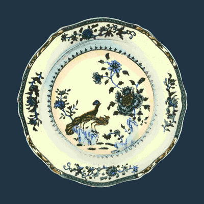 Assiette en porcelaine IV
