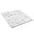 Marmor 12 x 12 Matte White Calacatta Marble Square Mosaic Tile (5 Sq Ft/Case) - 5 Pack