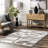 Chrissie Abstract Shapes Fringe Area Rug-598028688