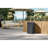 Suncast 33 Gallon Manual Lift Trash Hideaway Container-93720372
