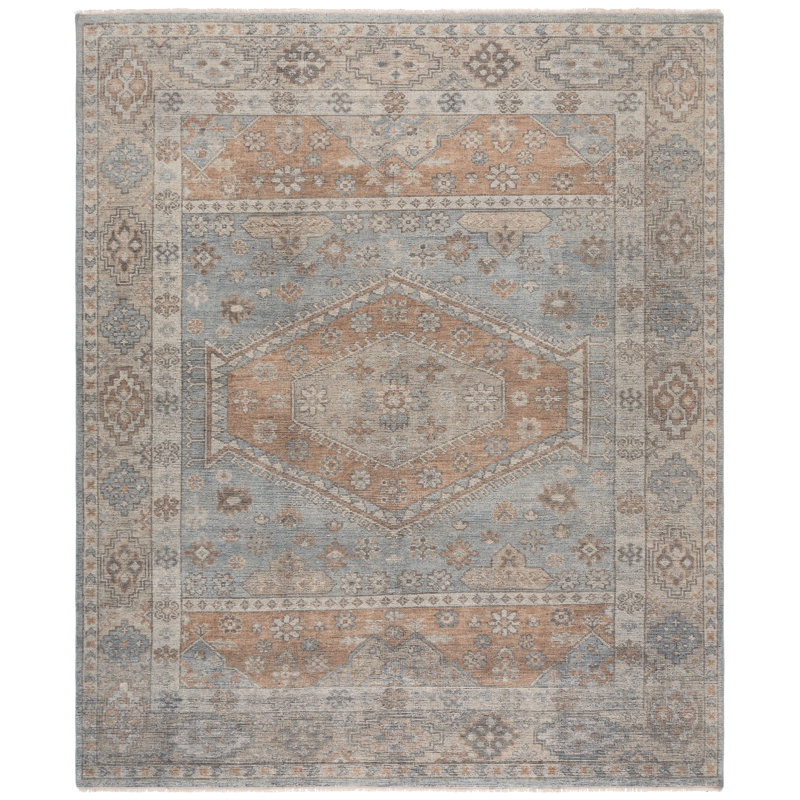 90% laine noué à la main Izmir Tapis oriental 10% coton, Rectangle 6 pi 0 po x 9 pi 0 po