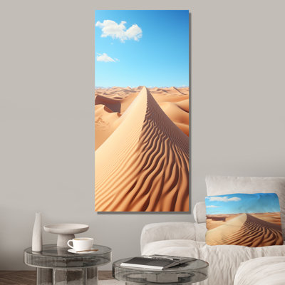Dunes du désert, horizon panoramique II
