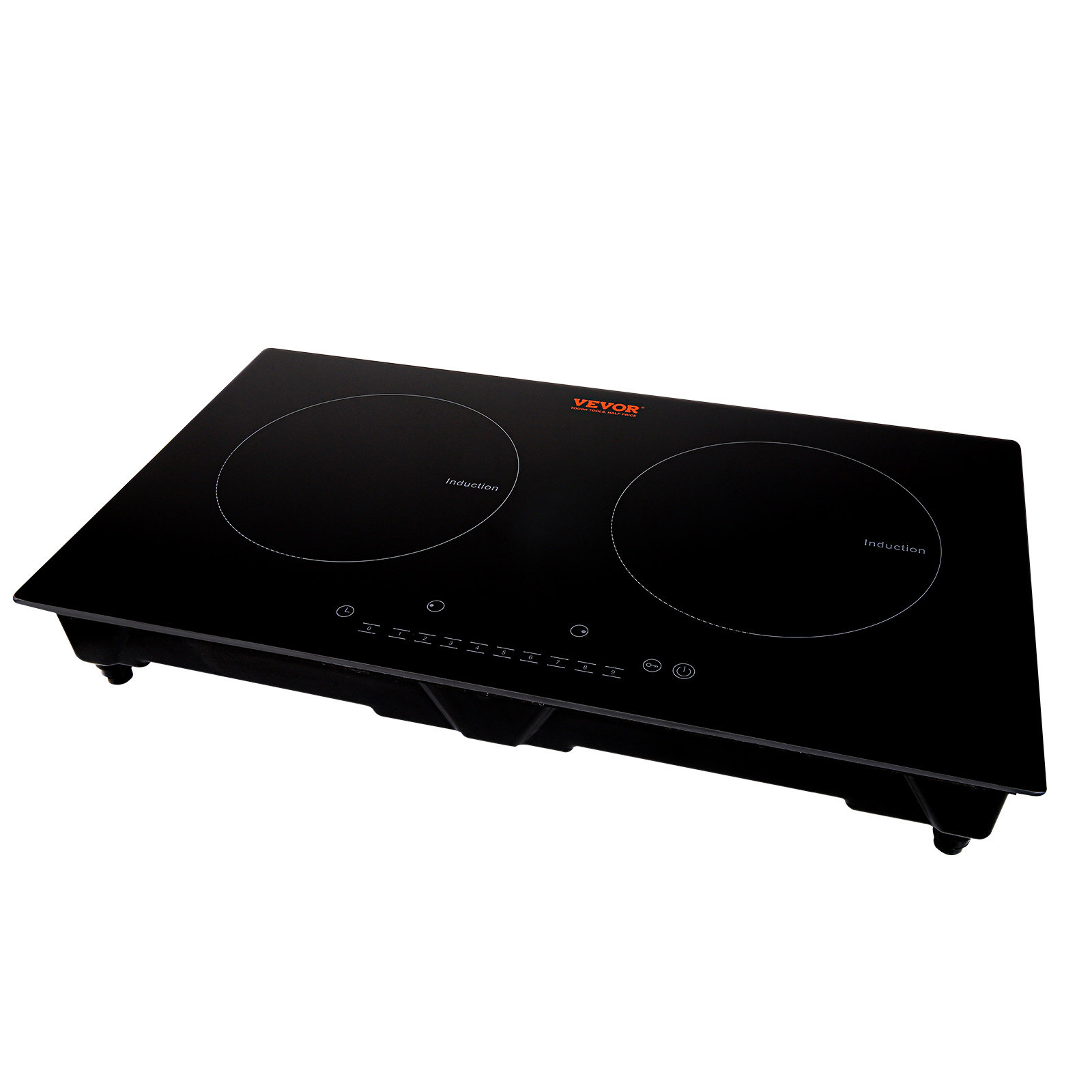 Induction Cooktop, 120V 1800W Electric Cooktop 2 Burner with