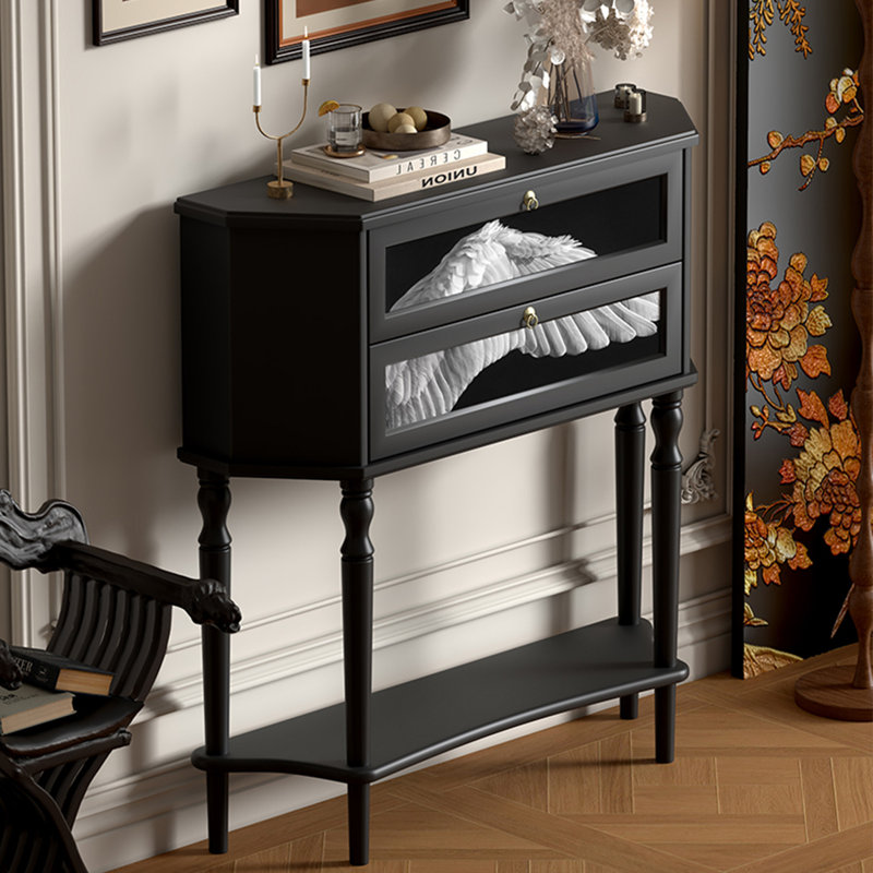 Retro Multifunctional Elegant Art Console Table