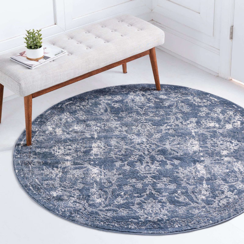 Moree Ikat Indoor Rug, Round 3'3"
