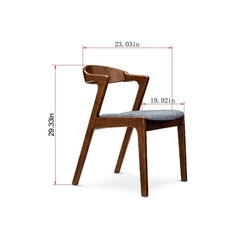 Mayers 17.83'' H Linen Upholstered Side Chair