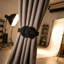 Natural Fabric Curtain Holdback/Tieback-1199876788
