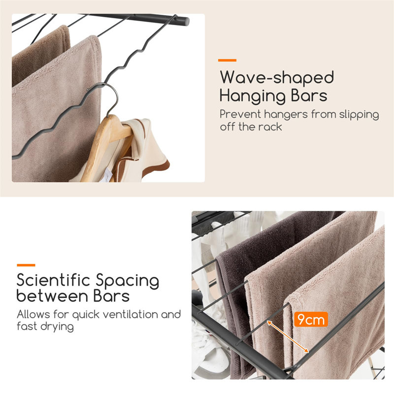Foldable Gullwing Drying Rack