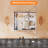 24×30 Inch Adjustable Light LED Bathroom Vanity Mirror Cabinet With Time Temperature Display