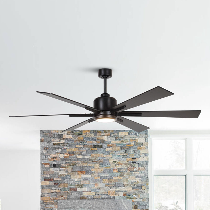 Ventilateur de plafond 65 pales 65 "avec lumières DEL et télécommande inclus