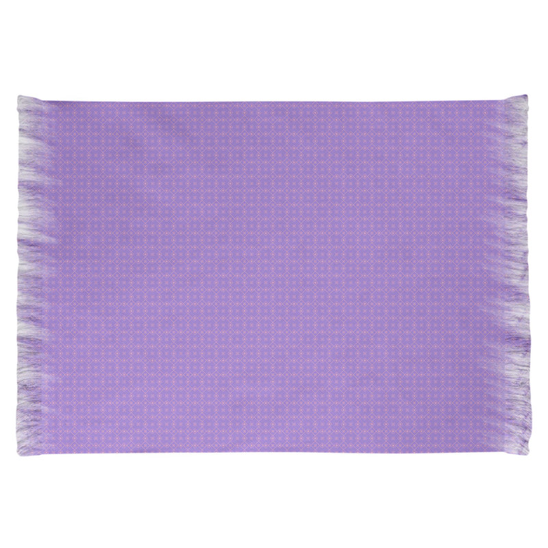 Tapis mauve à motif de napperon Mcguigan, Non