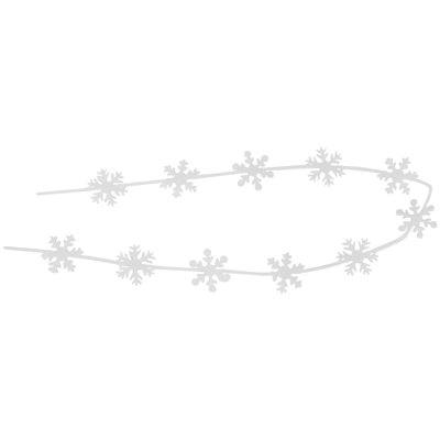 Guirlande flocon de neige 4 pi